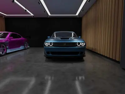 dodge challenger 2015 3D model