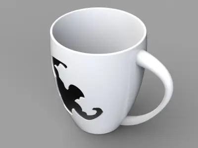 Mug for use in sports clubs 3D model