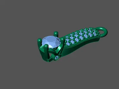 Women Pendants 3DM STL Pendant Renders Details 3D print model 3D print model