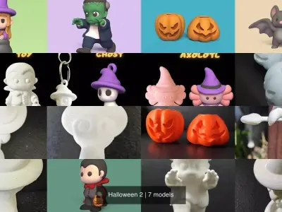 Halloween 2 3D Model Collection