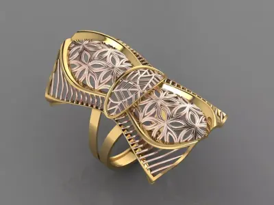 Women Long Ring Ready STL 3DM Models Womens Ring Long models 3D print model order