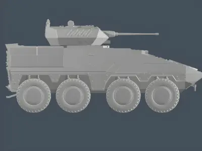 Boxer 8x8 ifv Lithuanian 3D print model