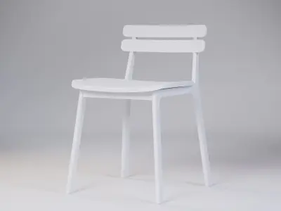 Modern Dining Chair 48x52x77 Low-poly 3D model