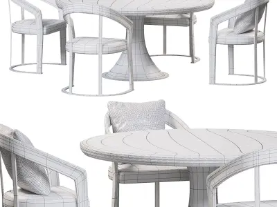 David dining table 3D model