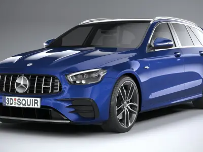 Mercedes E53 AMG Estate 2021 3D model