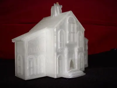 Western Style Church 3D print model