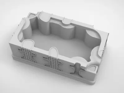 National Taichung Theater pattern vase 3D print model