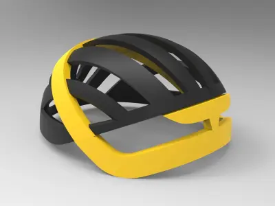 Mountain Bicycle Helmet 3D model