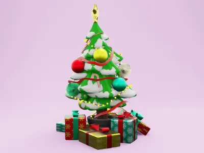 Christmas Tree 001 3D model