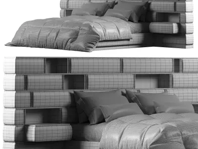EMOTION Bed By Visionnaiare 3D model