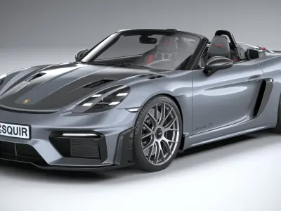 Porsche 718 Boxster Spyder RS 2024 3D model