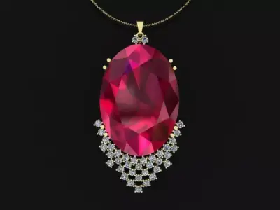 Jewel Pendant 3D print model