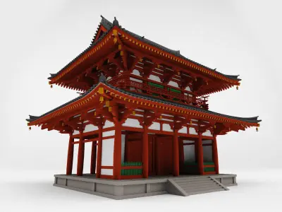 Asian Pagoda 3D model
