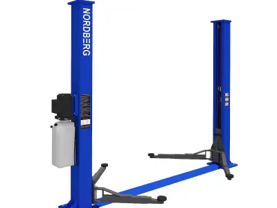 Two Post Car Lift 3D model