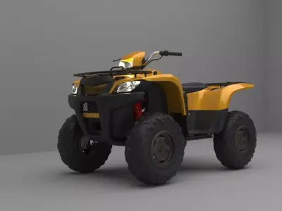 Quadrocycle 3D model