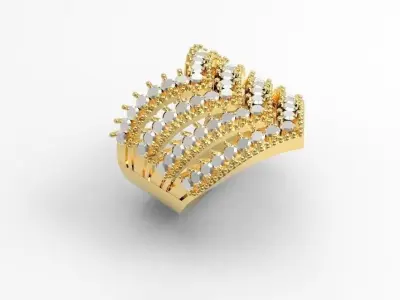 V Shap ring 3D print model
