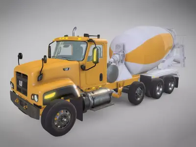 CAT CT681 Low-poly 3D model