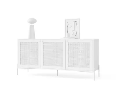 Sideboard Vienna with Deco 3D model