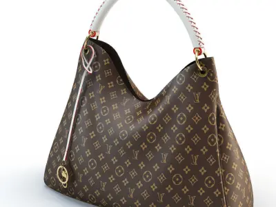 Bag Louis Vuitton Brown 3D model