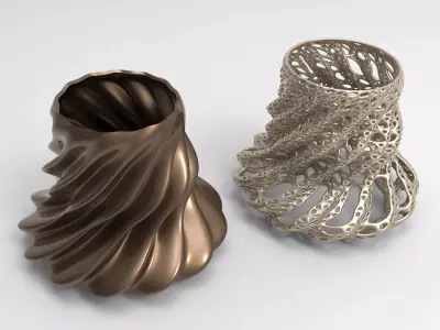 Vase Voronoi 13 3D print model