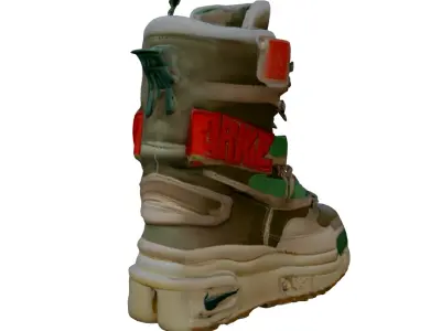 Hiking Sneaker Boots Free low-poly 3D model