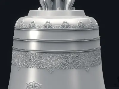 Decorative 3D Bell 3D model