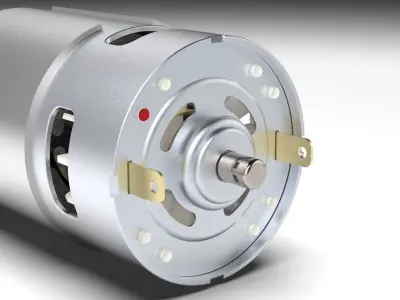 DC Motor 3D model