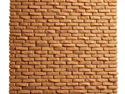 Rustic Brick Wall model pack Low-poly 3D model