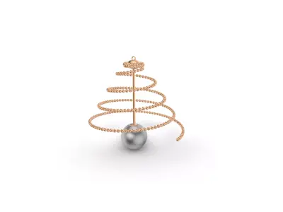 Hanging Spiral Ornament 3D print model