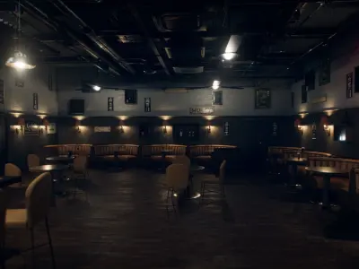 Dive Bar Environment 3D model