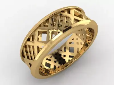 Ring man 3D print model