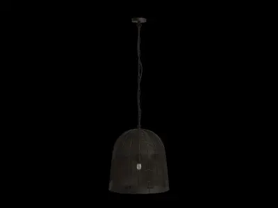 Black Wire Pendant 3D model
