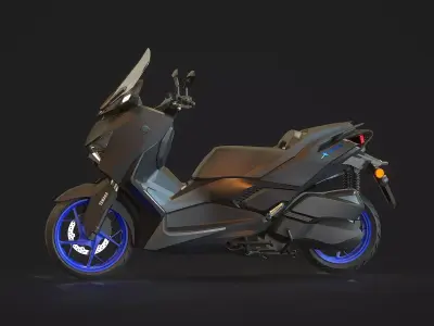 Base model Yamaha X Max 300 2024 3D model