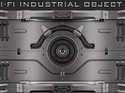 Sci-Fi Industrial Object 05 3D model