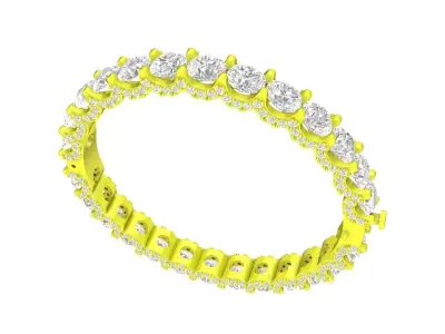 A7533 Luxury Diamond Eternity Bangle Bracelets 3D Model 3D print model