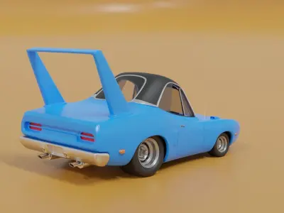 Plymouth Superbird 3D model