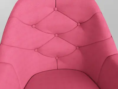 Tufted Desk Chair 3D print model