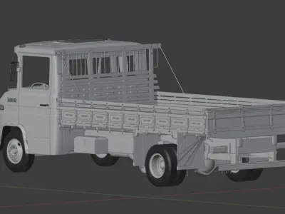 Mercedes  608 710 TRUCK 3D model
