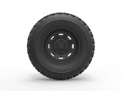 Front wheel for Dune Buggy 2 3D print model