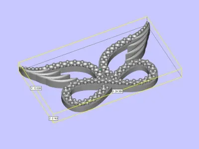 Infinity Butterfly Free 3D print model