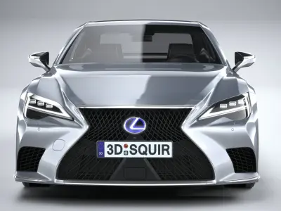 Lexus LS 2021 3D model