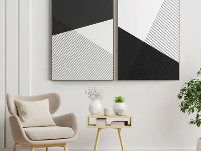 Photo Frame 267 Low-poly 3D model