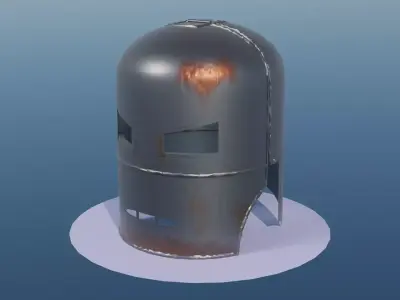 Mark I Mask from Iron Man Free 3D model