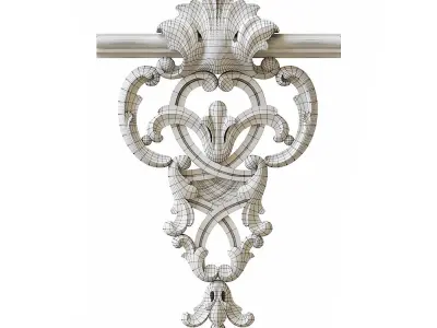 Decor vertical 01  3D model