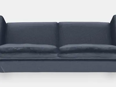 PARUP 3-seat sofa 3 Low-poly 3D model