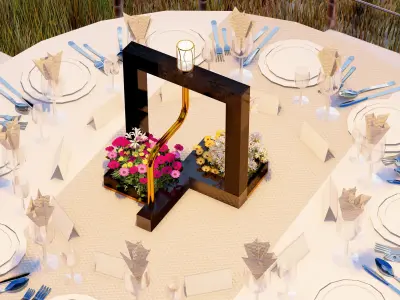 Table Centrepiece 3D model