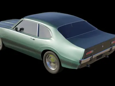 Classic Car - Maverick 302-V8  3D model