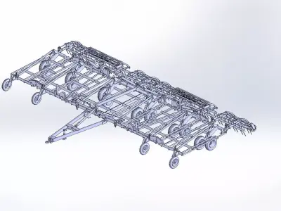 Cultivator 3D model by shtanmart-tech