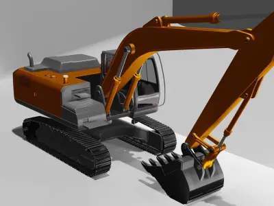 HITACHI 250 LCH ZAXIS 3D MODEL 3D model