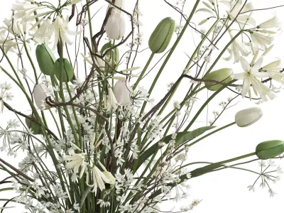 Flower In Vase 88 3D model